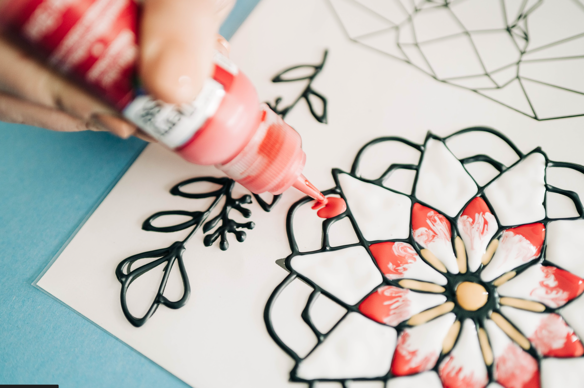 Stained Glass Wedding Decor