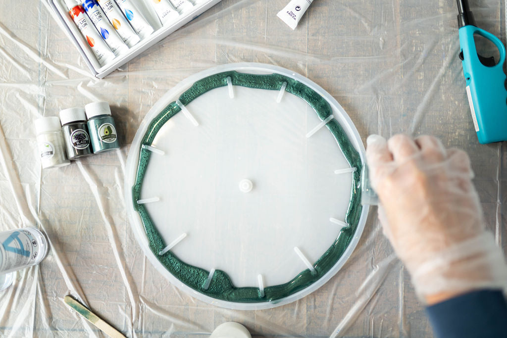 Resin Clock Making Craft Party Pack